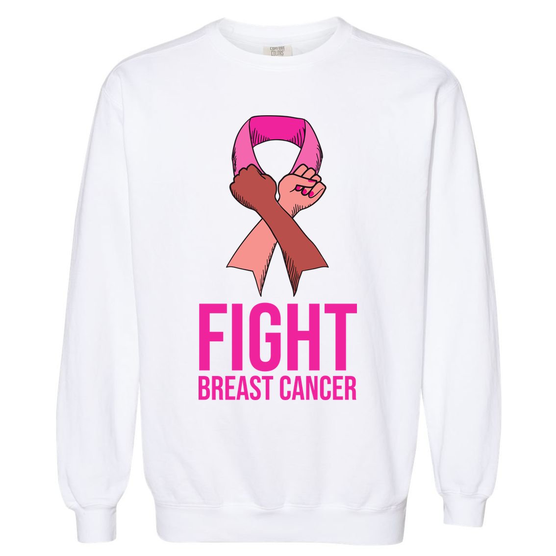 Fight Breast Cancer Together Garment-Dyed Sweatshirt