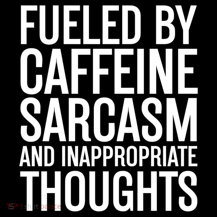 Fueled By Caffeine Sarcasm And Inappropriate Thoughts Full-Length Apron With Pockets