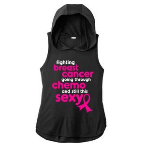 Fighting Breast Cancer Going Through Chemo & Still This Sexy Ladies PosiCharge Tri-Blend Wicking Draft Hoodie Tank