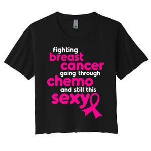 Fighting Breast Cancer Going Through Chemo & Still This Sexy Women's Crop Top Tee