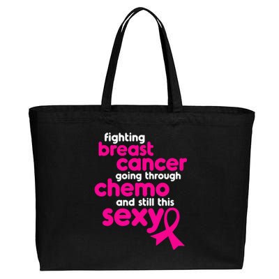 Fighting Breast Cancer Going Through Chemo & Still This Sexy Cotton Canvas Jumbo Tote