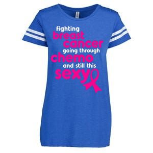 Fighting Breast Cancer Going Through Chemo & Still This Sexy Enza Ladies Jersey Football T-Shirt