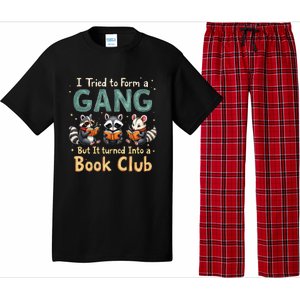 Funny Book Club Animal Gang I Tried To Form A Gang Design Pajama Set