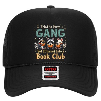 Funny Book Club Animal Gang I Tried To Form A Gang Design Trucker Hat