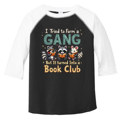 Funny Book Club Animal Gang I Tried To Form A Gang Design Toddler Fine Jersey T-Shirt