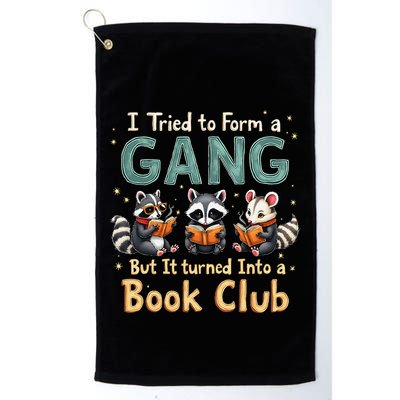 Funny Book Club Animal Gang I Tried To Form A Gang Design Golf Towel