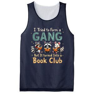 Funny Book Club Animal Gang I Tried To Form A Gang Design Mesh Reversible Basketball Jersey Tank