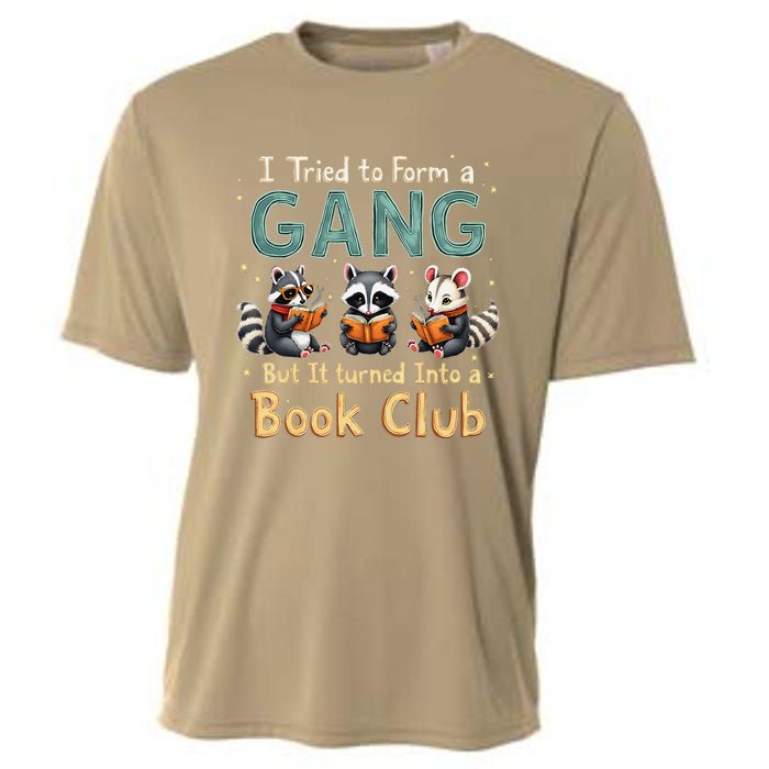 Funny Book Club Animal Gang I Tried To Form A Gang Design Cooling Performance Crew T-Shirt