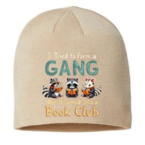 Funny Book Club Animal Gang I Tried To Form A Gang Design Sustainable Beanie