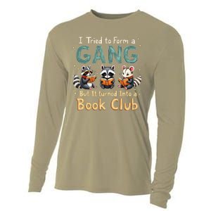 Funny Book Club Animal Gang I Tried To Form A Gang Design Cooling Performance Long Sleeve Crew