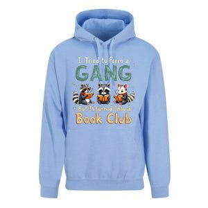 Funny Book Club Animal Gang I Tried To Form A Gang Design Unisex Surf Hoodie