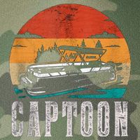 Funny Boating Captoon Pontoon Tritoon Captain Pontoon Boat Legacy Tie Dye Trucker Hat
