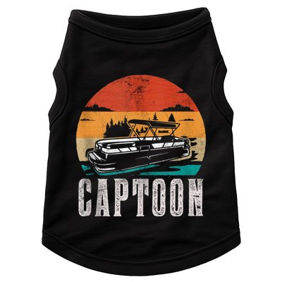 Funny Boating Captoon Pontoon Tritoon Captain Pontoon Boat Doggie Tank