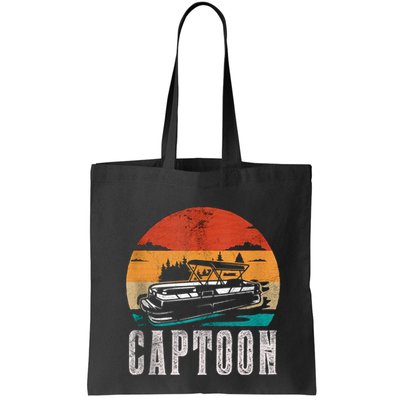 Funny Boating Captoon Pontoon Tritoon Captain Pontoon Boat Bag