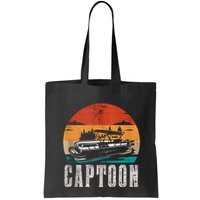 Funny Boating Captoon Pontoon Tritoon Captain Pontoon Boat Bag
