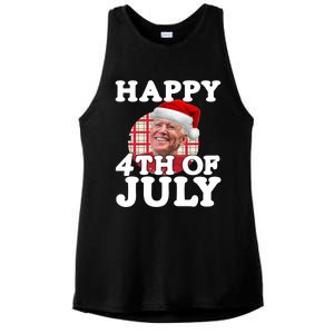 Funny Biden Christmas Xmas Happy Fourth Of July Republican Gift Ladies PosiCharge Tri-Blend Wicking Tank