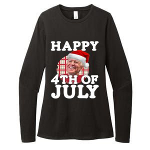 Funny Biden Christmas Xmas Happy Fourth Of July Republican Gift Womens CVC Long Sleeve Shirt