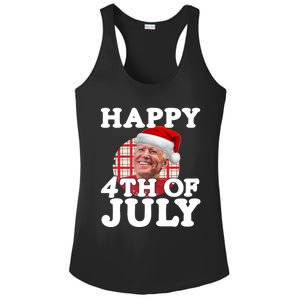 Funny Biden Christmas Xmas Happy Fourth Of July Republican Gift Ladies PosiCharge Competitor Racerback Tank