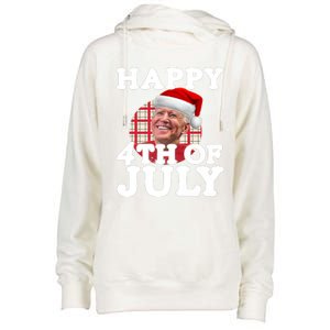 Funny Biden Christmas Xmas Happy Fourth Of July Republican Gift Womens Funnel Neck Pullover Hood