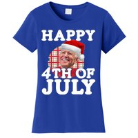 Funny Biden Christmas Xmas Happy Fourth Of July Republican Gift Women's T-Shirt