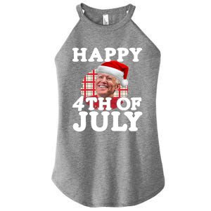 Funny Biden Christmas Xmas Happy Fourth Of July Republican Gift Women's Perfect Tri Rocker Tank