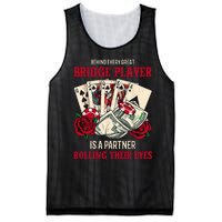 Funny Bridge Card Game Rose Behind Every Great Bridge Player Mesh Reversible Basketball Jersey Tank