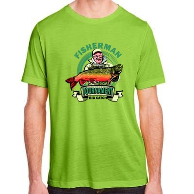 Fisherman Big Catch Tournament Adult ChromaSoft Performance T-Shirt