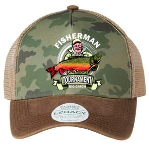 Fisherman Big Catch Tournament Legacy Tie Dye Trucker Hat