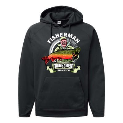 Fisherman Big Catch Tournament Performance Fleece Hoodie