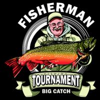 Fisherman Big Catch Tournament Cooling Performance Crew T-Shirt