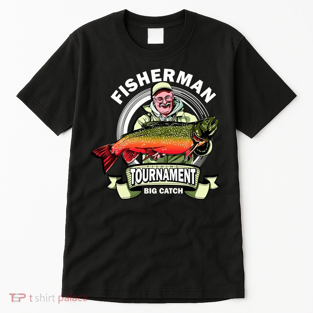 Fisherman Big Catch Tournament Tall T-Shirt