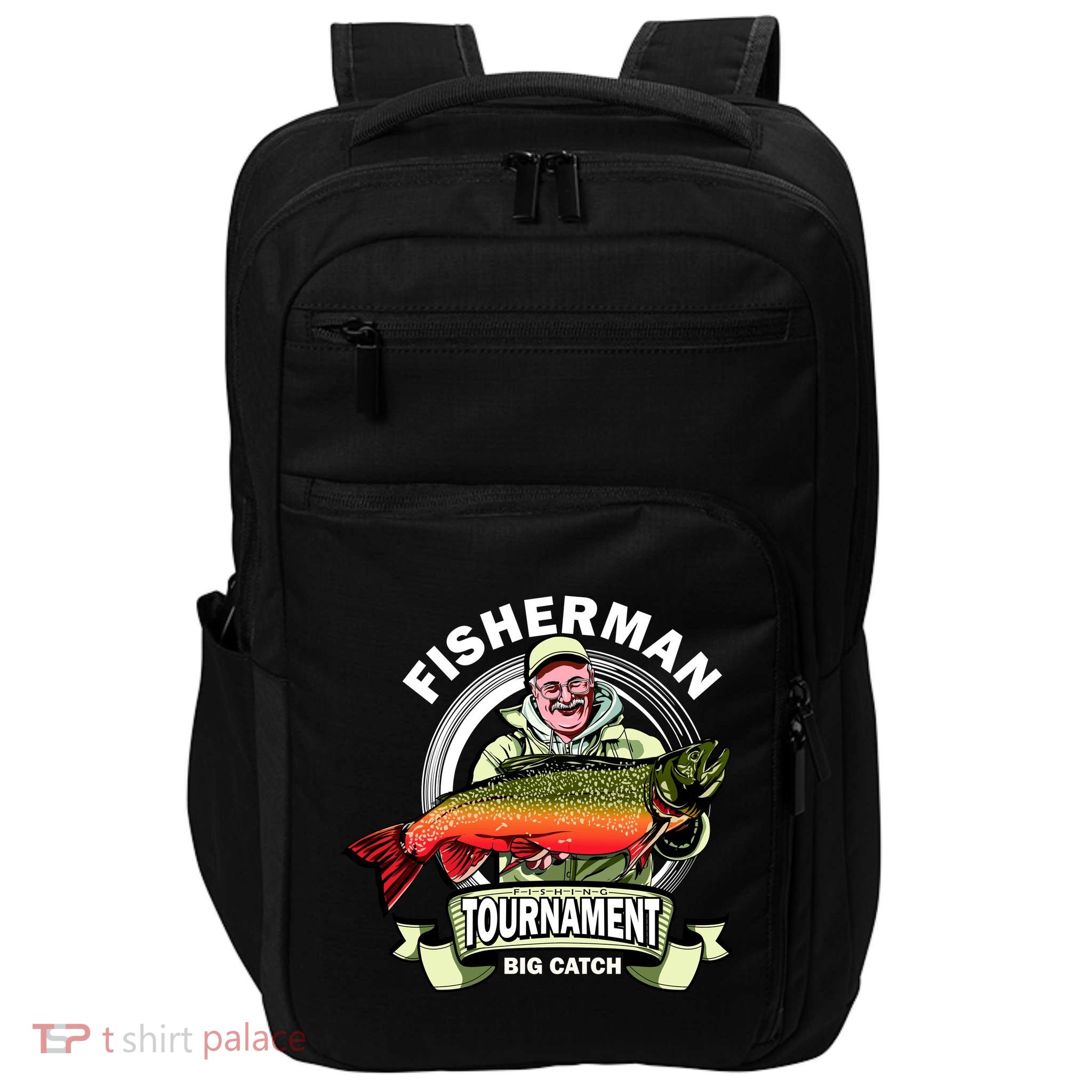 Fisherman Big Catch Tournament Impact Tech Backpack