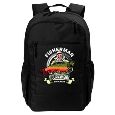 Fisherman Big Catch Tournament Daily Commute Backpack