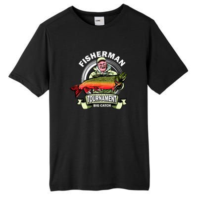 Fisherman Big Catch Tournament Tall Fusion ChromaSoft Performance T-Shirt