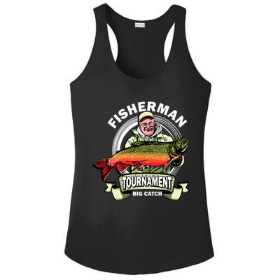 Fisherman Big Catch Tournament Ladies PosiCharge Competitor Racerback Tank