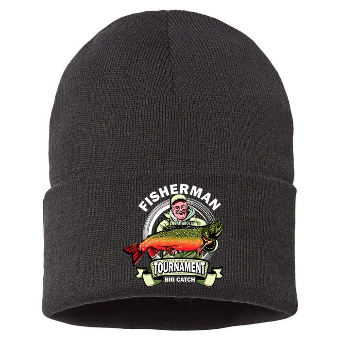 Fisherman Big Catch Tournament Sustainable Knit Beanie