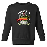 Fisherman Big Catch Tournament Toddler Sweatshirt