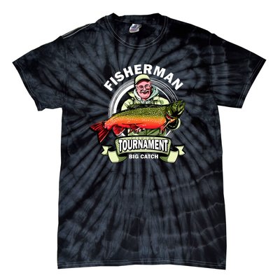 Fisherman Big Catch Tournament Tie-Dye T-Shirt