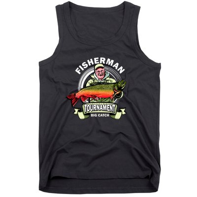 Fisherman Big Catch Tournament Tank Top