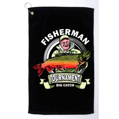 Fisherman Big Catch Tournament Golf Towel