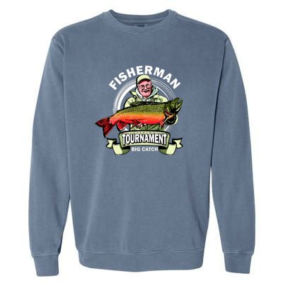 Fisherman Big Catch Tournament Garment-Dyed Sweatshirt