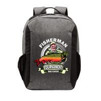 Fisherman Big Catch Tournament Vector Backpack
