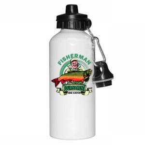 Fisherman Big Catch Tournament Aluminum Water Bottle