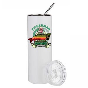 Fisherman Big Catch Tournament Stainless Steel Tumbler