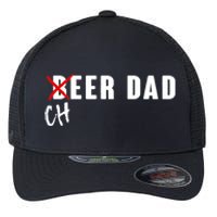 Funny Beer Cheer Dad Flexfit Unipanel Trucker Cap