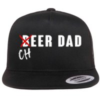 Funny Beer Cheer Dad Flat Bill Trucker Hat