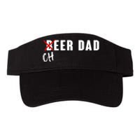 Funny Beer Cheer Dad Valucap Bio-Washed Visor