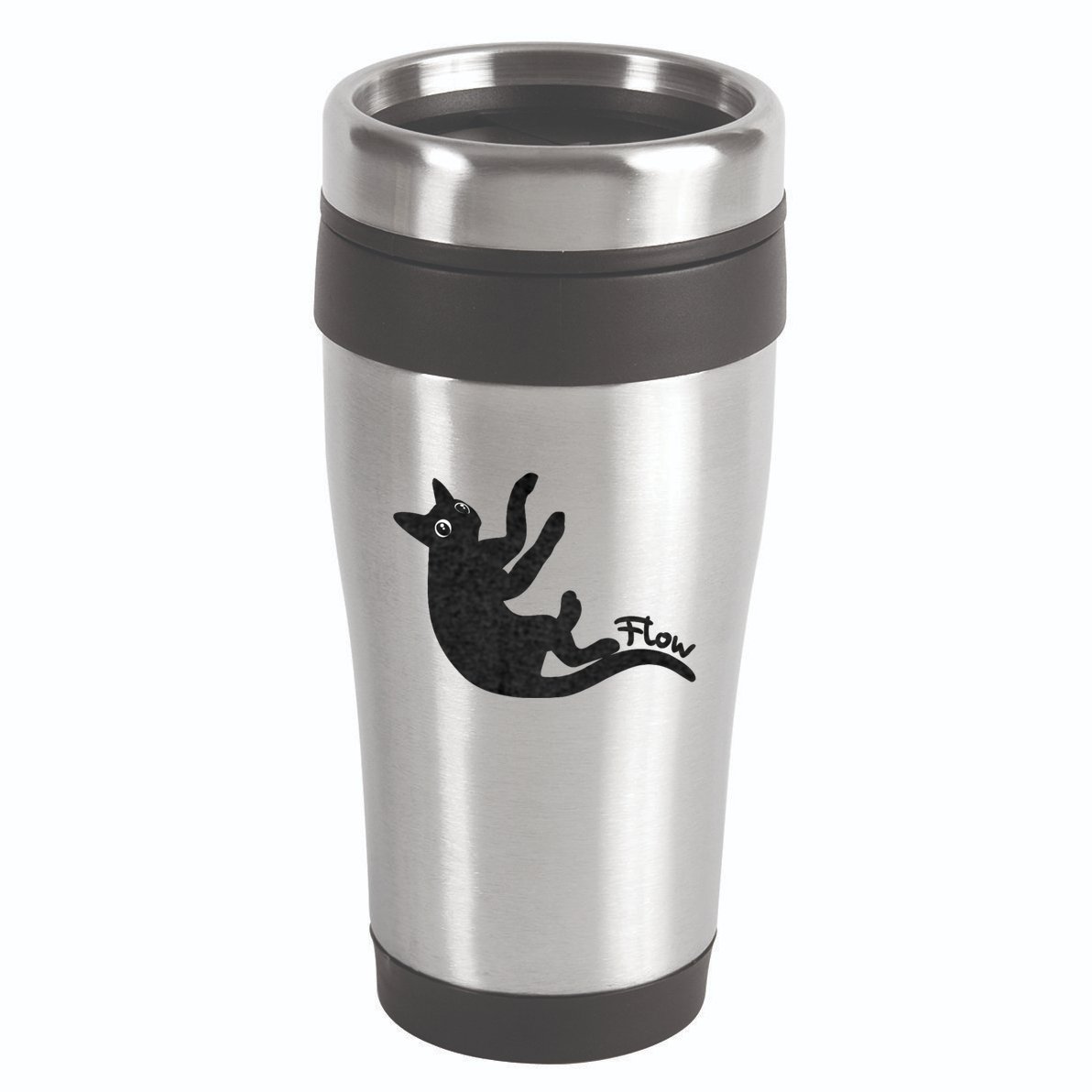 Flow Black Cat 16oz Travel Tumbler