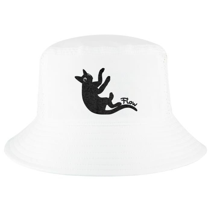 Flow Black Cat Cool Comfort Performance Bucket Hat