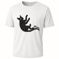 Flow Black Cat Cooling Performance Crew T-Shirt
